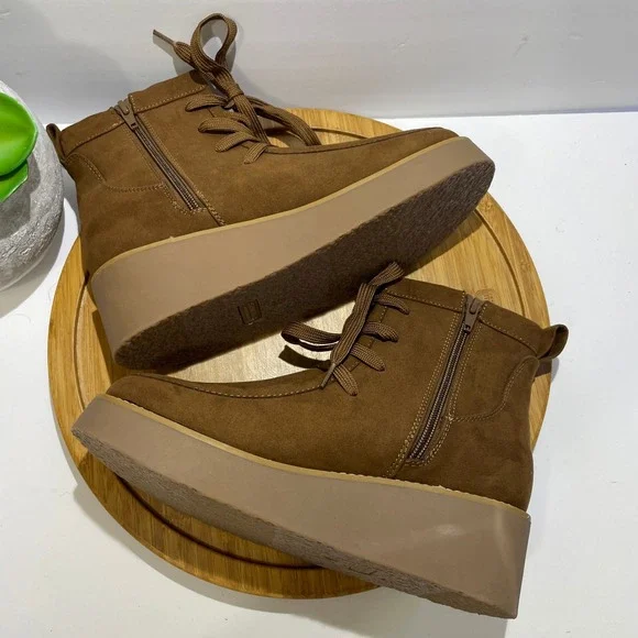 Sonoma Lace-Up Platform Moc Toe Ankle Boots - Picture 7 of 9